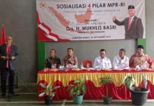 Anggota DPR RI Komisi I Mukhlis Basri Gelar Sosialisasi 4 Pilar