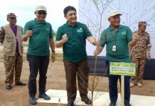 PLN Unit Induk Distribusi (UID) Lampung Tanam 1020 Pohon