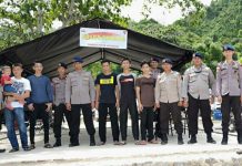 Sat Brimob Polda Lampung Kerahkan Personil Tambahan di Pantai Sariringgung