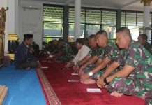 Brigif 4 Mar/BS Adakan Istighosah Dan Doa Bersama