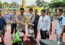 Polres Tubaba Sapu Bersih Tidak Kriminalitas, Narkoba dan Perjudian.