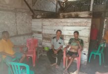 Munasir (31) warga Dusun Kandis, Desa Muara Putih, Kecamatan Natar, Kabupaten Lampung Selatan Hanya Menunggu Belas Kasihan Warga Sekitar