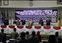 Rapat Paripurna Pertama DPRD Provinsi Lampung Tahun 2020