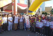 H. Ahmad Muzani Lepas Peserta Jalan Sehat Rangkaian HUT Partai Gerinda Ke 12
