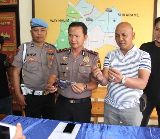 Simpan Senpira, Warga Sukabumi ditangkap Polsek Sukarame