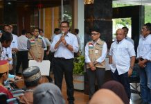 Direktur Bisnis PLN Regional Sumatera Wiluyo Kusdwiharto Tinjau Kondisi Gardu Induk