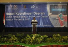 Pemprov Lampung Gelar Rakorda Sensus Penduduk Online 2020