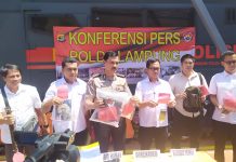 Polda Lampung Capai 100 Persen Ungkap TO, Dalam Waktu 12 Hari