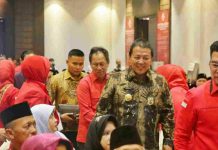 Gubernur Lampung Arinal Djunaidi Menghadiri Rapat Kerja Daerah (Rakerda) I Partai Demokrasi Indonesia Perjuangan (PDIP) Provinsi Lampung