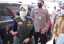 Chusnunia Chalim Tinjauan Langsung Tim Gugus Tugas Covid-19