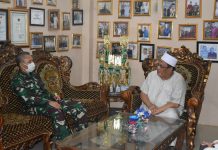 Danrem 043/ Gatam Kolonel Inf Toto Jumariono, S.S., M.I.Kom Silaturahmi Ke Tokoh Agama