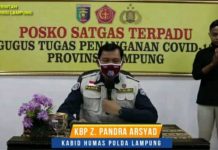 Covid-19 Polda Lampung akan Tindak Tegas Pelanggar Aturan