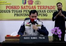 Tim Gugus Tugas Percepatan Penanganan Covid-19 Provinsi Lampung, Terus Lakukan Penyekatan
