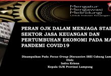 OJK Menetapkan Lima PJOK di Tahun 2020