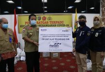Posko Gugus Tugas Provinsi Lampung Terima Bantuan Dari Berbagai Pihak