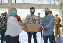 Wagub Chusnunia Buka Operasi Pasar Bersubsidi Ketiga di Tulang Bawang Barat