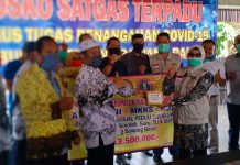 Dinas Pendidikan Bantu Tenaga Medis Tubaba