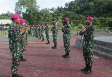 Komandan Batalyon Infanteri 7 Marinir Menggelar Halal Bihalal Bersama Prajurit Ajabra (Anggaraksa Jaladhi Brani)