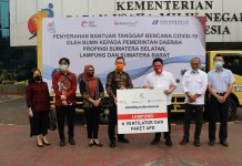 Kementerian Badan Usaha Milik Negara (BUMN), Salurkan Bantuan Tanggap Bencana Covid-19