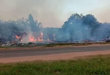 Sijago Merah Melalap Habis Dua Rumah dan Satu kios