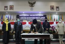 Mingrum Gumay Pimpin Paripurna Penyerahan LHP BPK