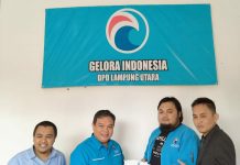 Perkuat Struktur DPW Partai Gelora Lampung, Kunjungi DPD Lampung Utara