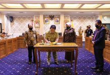 Gubernur Arinal Tandatangani Kesepakatan Pendampingan Akuntabilitas Dana Penanggulangan dan Pencegahan Covid-19