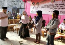 TEC Sosialisasikan Perda Ketahanan Keluarga dan Bahaya Narkoba di Kecamatan Palas