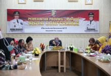 Rapat Evaluasi Kinerja P2TP2A Kabupaten/Kota se-Provinsi Lampung, Pemprov Siap Bersinergi Lindungi Perempuan dan Anak