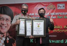 Kapolda Sumut Borong Penghargaan