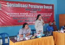 Anggota Komisi IV DPRD Provinsi Lampung Ni Ketut Dewi Nadi Melangsungkan Giat Sosperda