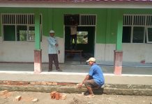 Tingkatkan Mutu Sarana dan Prasarana SMP Negeri Margo kencana kecamatan Tulangbawang Udik Rehabilitasi Ruang Kelas