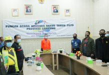 Pemprov Lampung Mengikuti Peringatan Haornas 2020 Secara Daring