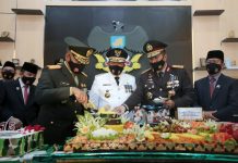 Gubernur Arinal dan Forkopimda Ikuti Upacara HUT TNI ke-75 secara Virtual Bersama Presiden