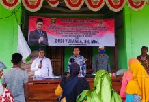 Anggota DPRD Provinsi Lampung Budi Yuhanda Lakukan Sosper