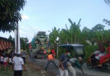 Dinas PU Realisasikan Pelebaran Jalan Desa Bandar Labuhan