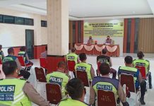 Polresta Bandar Lampung Laksanakan Lat Pra Ops Zebra Krakatau 2020