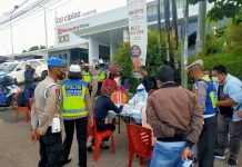 Operasi Zebra Krakatau Polresta Bandar Lampung Adakan Rapid Tes