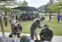 Sebanyak 64 Personel Marinir Dinyatakan Sembuh