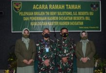 Kolonel Inf Dwi Endrosasongko, S.Sos Jabat Kasrem 043/Gatam