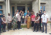 Tim Trauma Healing Biro SDM Polda Lampung Berikan Pendampingan Psikologis Kepada Keluarga korban Pesawat Sriwijaya Air