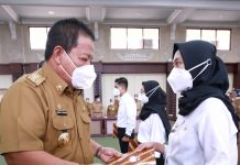 Arinal Djunaidi Serahkan 410 SK CPNSD Formasi Tahun 2019 di Lingkungan Pemprov Lampung