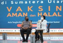 Forkopimda Sumut jadi bukti untuk masyarakat Sumut bahwa vaksinasi covid -19 Aman untuk kesehatan