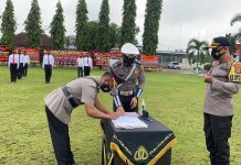 Jabatan Kabagops Polres Lampung Utara di Serah-Terimakan