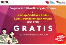 Sertifikasi Antikorupsi di LSP KPK GRATIS