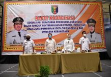 Mingrum Gumay Membuka Acara Rapat Koordinasi Sosialisasi Peraturan Perundang-undangan