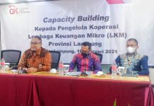 OJK Gelar Capacity Building Bagi Para Pengelola LKM di Provinsi Lampung