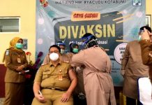 15 Pejabat Dari Unsur Forkompimda Ikut Dalam Pelaksanaan Suntik Vaksin