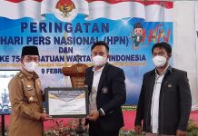 HPN 2021, Bupati Lampura Terima Penghargaan Sektor Wisata Alam