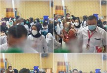 Abaikan Protokol kesehatan, Direktur RSUD Riyakudu Kotabumi Saling Lempar
